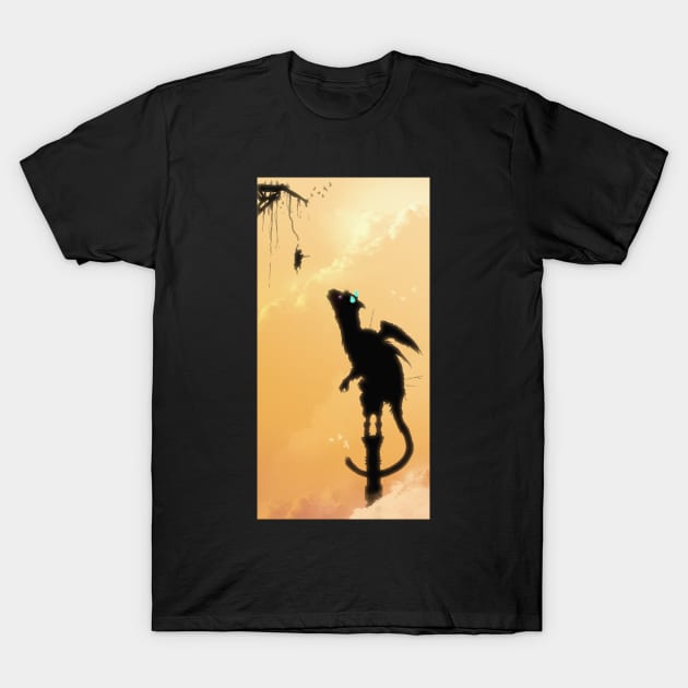 Trico The Last Guardian - Plunge T-Shirt by Zyden